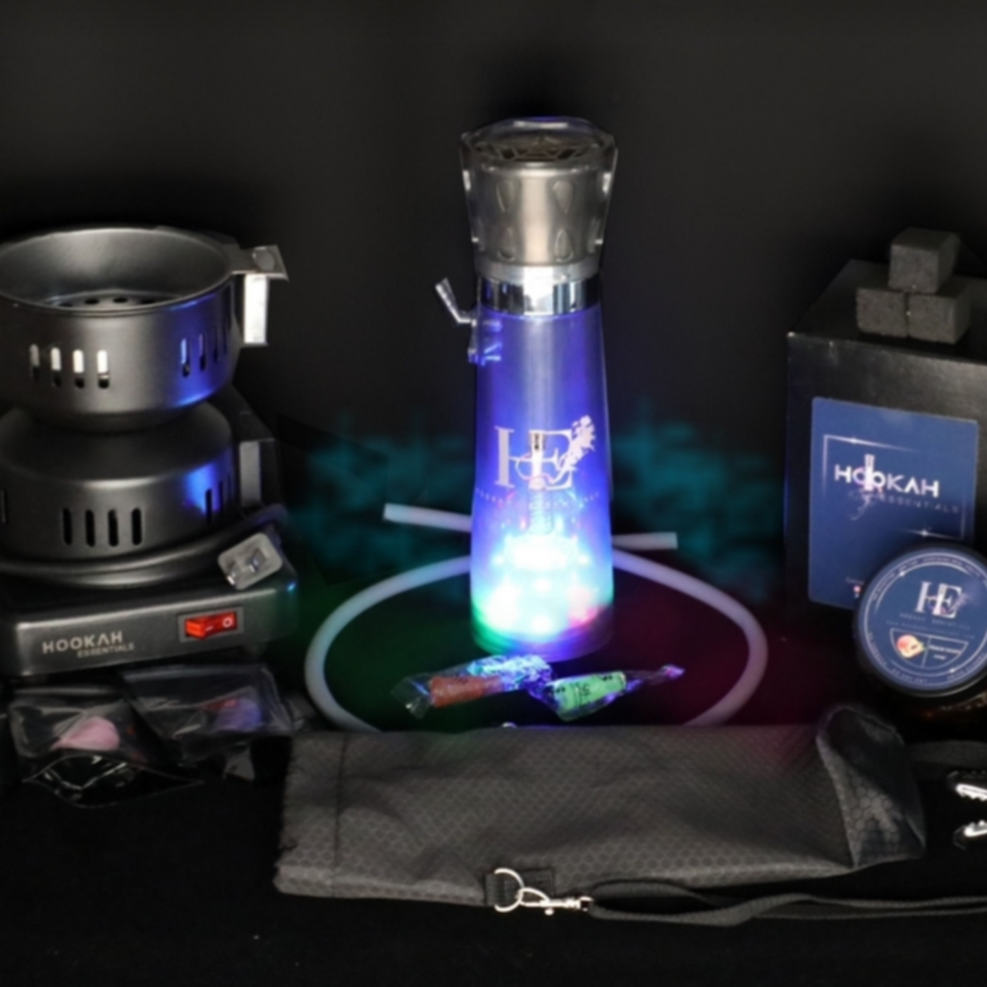 Hookah Essentials Diddy N The City LED Travel Stack  