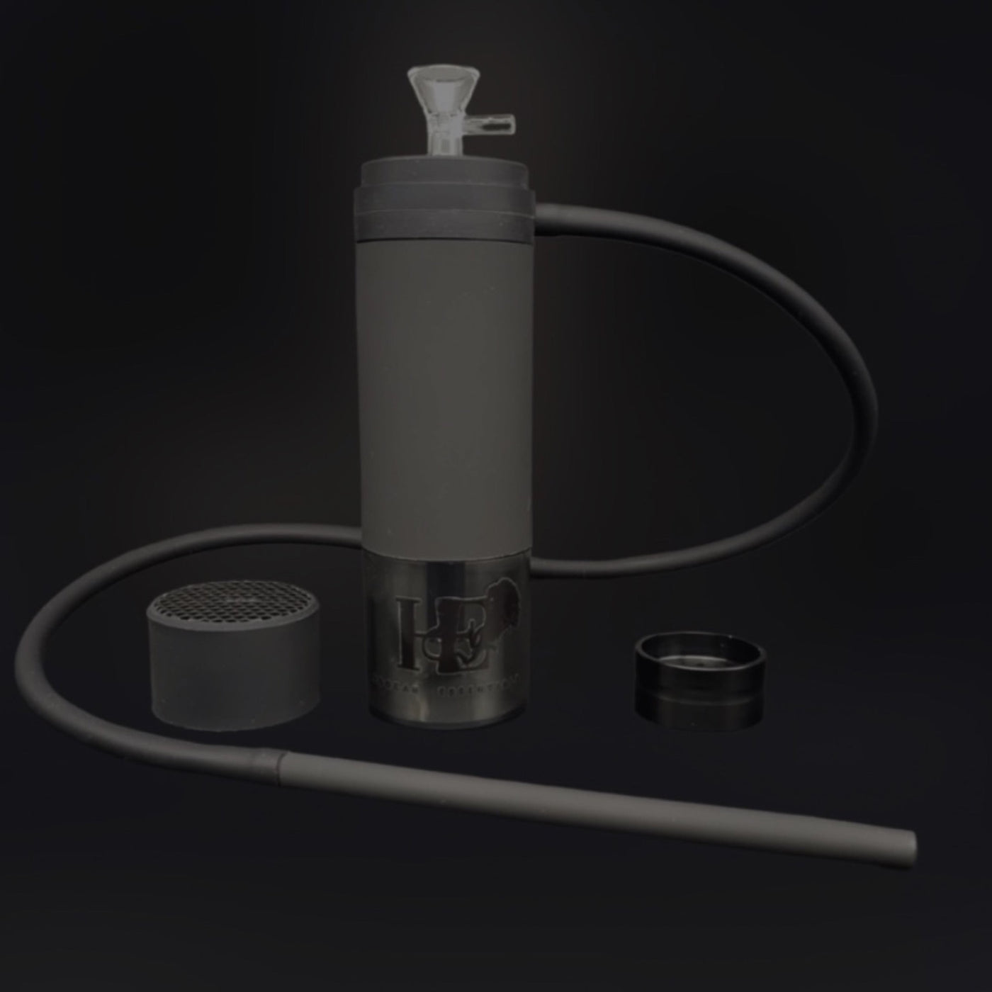 Hookah Essentials Black Secret Travel Hookah - Hookah Essentials